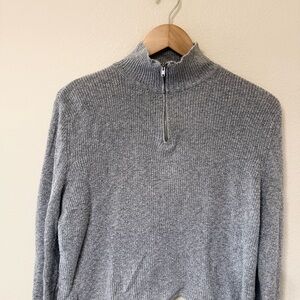 Brandy Melville Cropped Quarter Zip Sweater
